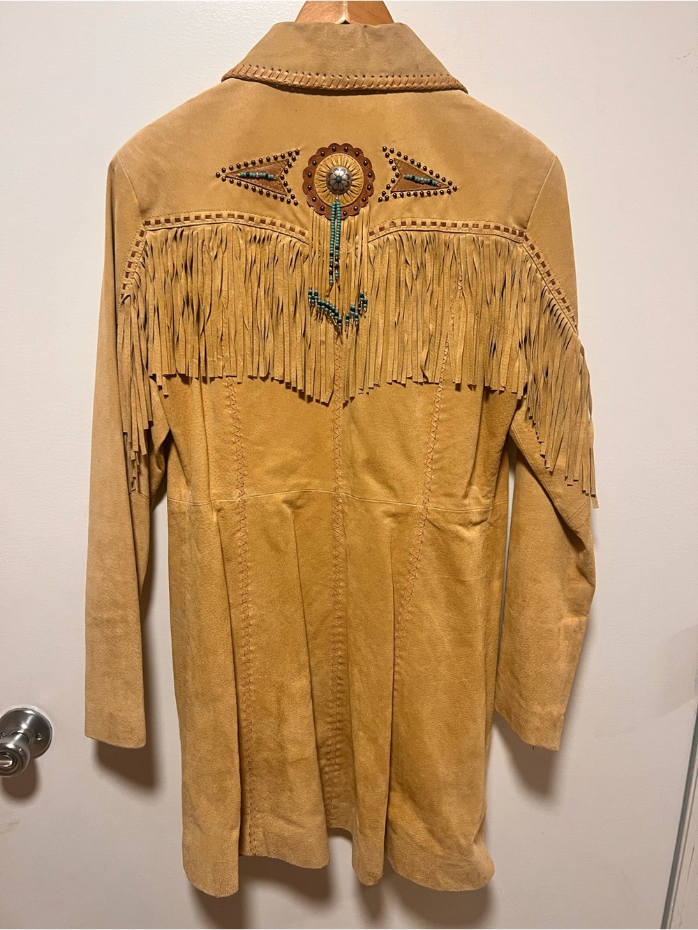 Scully fringed and beaded genuine leather jacket - Picture 3 of 15